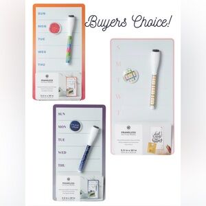 Dry Erase Magnetic Weekly Planner - Buyers Choice